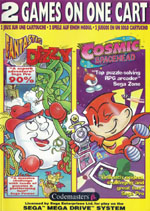 2 games on One Cart - Fantastic Dizzy - Cosmic Spacehead